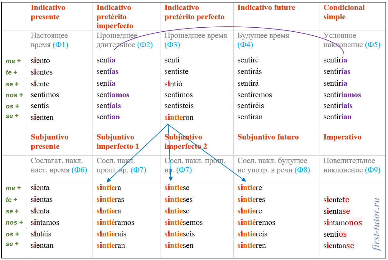 Divertirse preterite conjugation